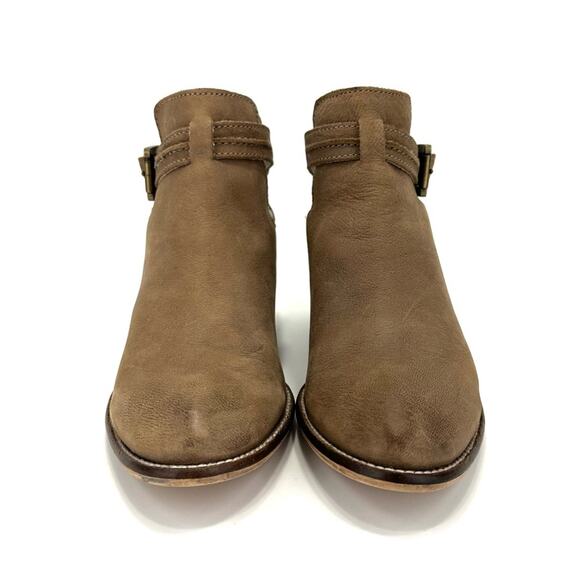 Seychelles Tourmaline Women Tan Moto/Biker Boot Size 6 Leather Block Heel Bootie - Picture 14 of 14